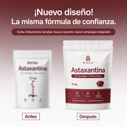 Avelis Astaxantina: el antioxidante más potente de la naturaleza para el bienestar general del organismo y la protección celular
