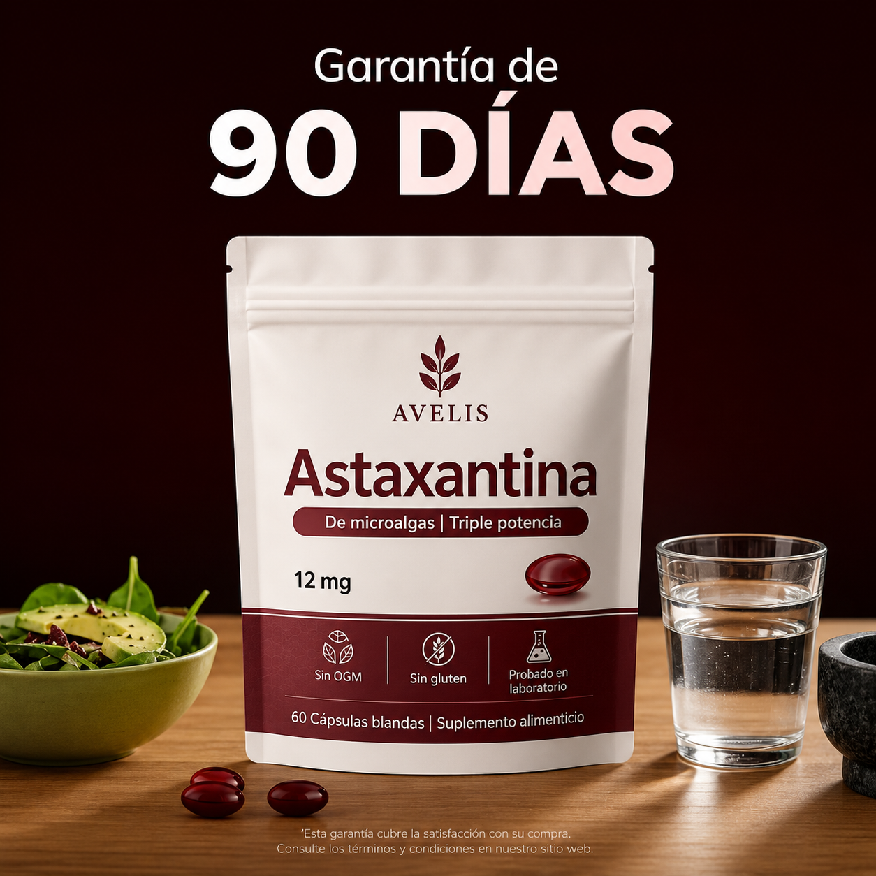 Avelis Astaxantina: el antioxidante más potente de la naturaleza para el bienestar general del organismo y la protección celular